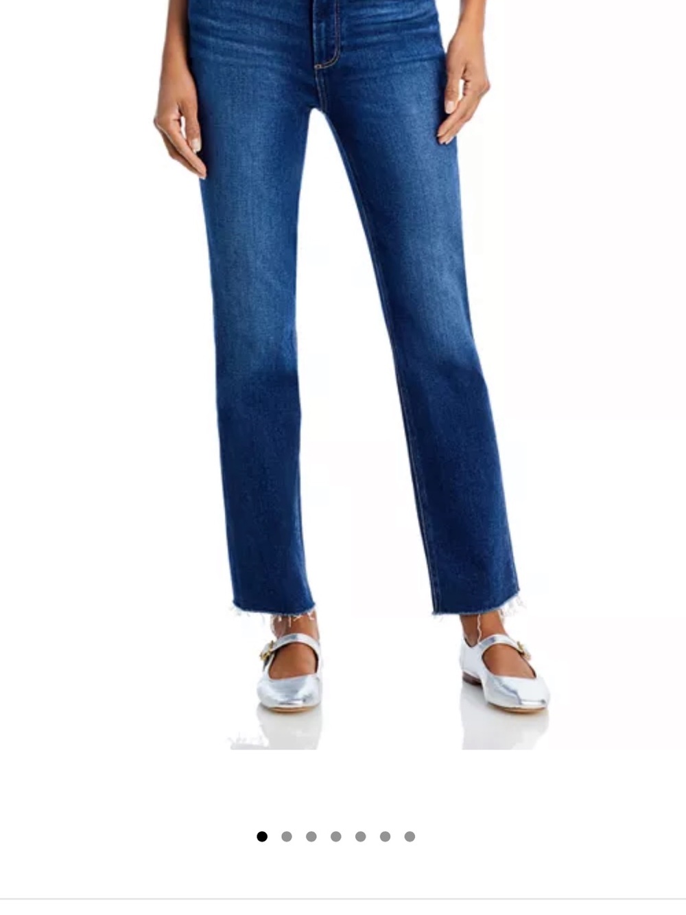 PAIGE Dark Blue Cindy Crop Jeans